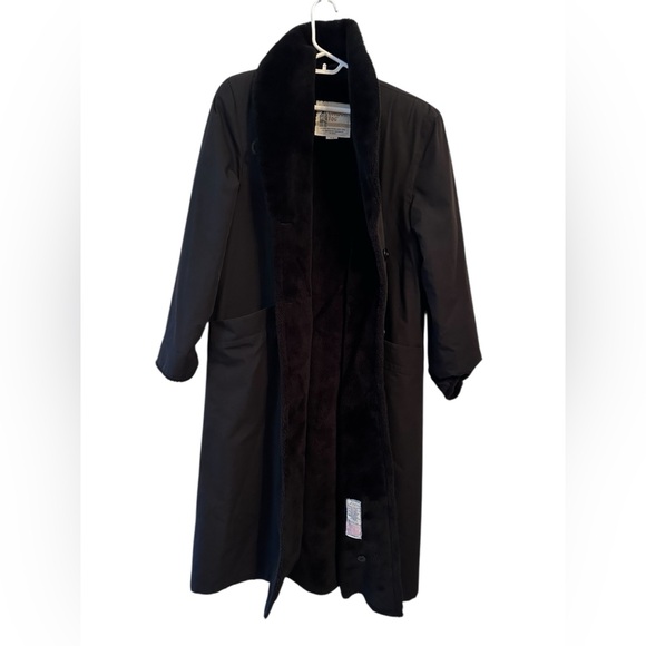 London Fog Black Women's Coat with fleece inlining